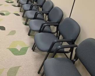 WGG004 Ten SAFCO Padded Stacking Chairs