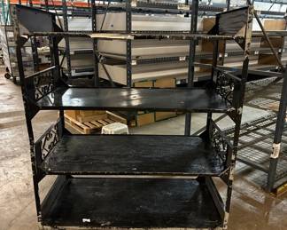 WGG460 Black Rolling Shelf