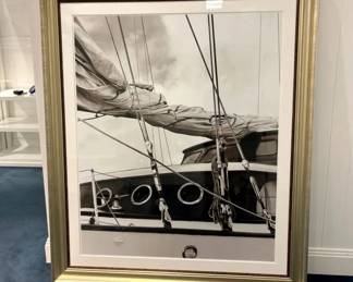 WGG310 Large Sailboat Framed Photograph