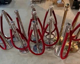 WGG651 Silver & Gold Toned Stanchion Bundle
