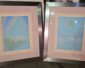 WGG508 Pair of Kathryn Doherty Prints