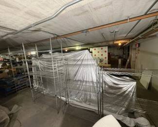 WGG578 (4) Metal Shelving Units