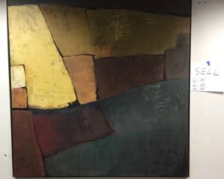 WGG386 Gary Basbas Abstract painting Make In 2006