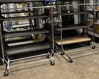 WGG477 (2) Grade Rolling Garment Rack