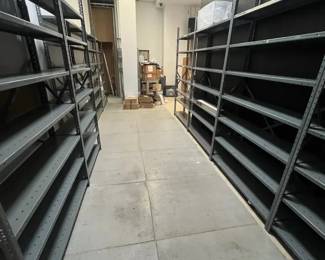 WGG711 Set Of Nine Metal Storage Shelves