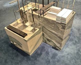 WGG289 Set Of Two Stone Style Display Blocks