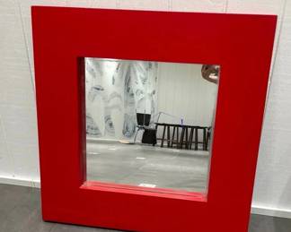 WGG148 Bold Red Wall Mirror