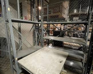 WGG497 Industrial Metal Racks & Metal Table
