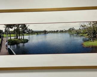 WGG355 Framed Photo Art Of Wailoa Hawaii