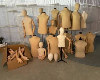 WGG231 Linen Mannequins-Men, Women, & Children