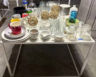 WGG503 Mystery Lot Of Dishes And Glass Ware