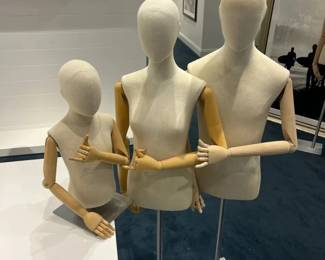 WGG329 Three Mannequins With Adjustable Stands