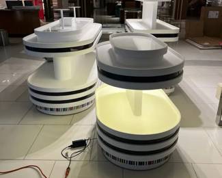 WGG045 Set of (3) Illuminated Product Display Shelfs