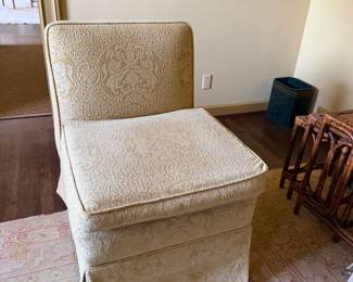 2  SLIPPER CHAIRS
