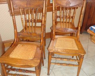 4 Chairs (seats need some repair)