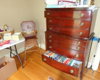 6 Drawer Dixie Chest /High Chair SOLD