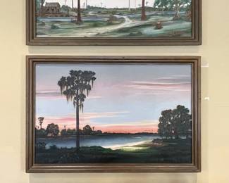 Clarence Alderman Florida Artist, Pre-Florida Highwaymen painter 