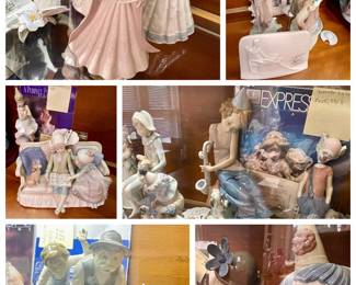 Vintage Lladro Collection Society figurines 