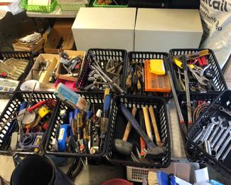 Large selection of hand tools some vintage