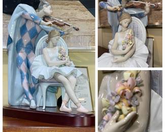Lladro "Jester's Serenade"~#5932~Ltd.ED #53/3000~Issue‘93/Retire94 NO BOX