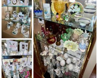 Vintage Glass and Lladro Collextions 