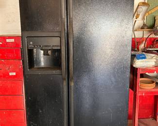 GE black side X side fridge