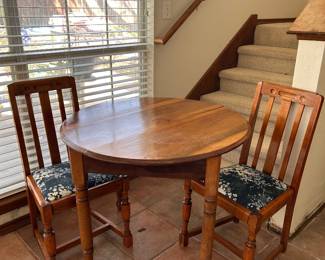 antique small wood kitchenette
