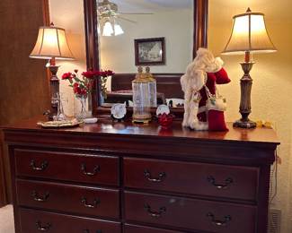 6 drawer dresser with mirror