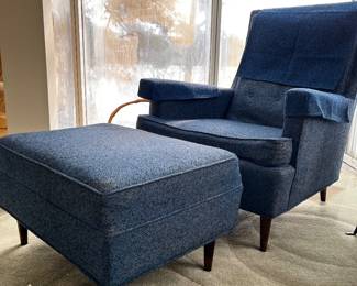 MCM Lounge Chair and Ottoman