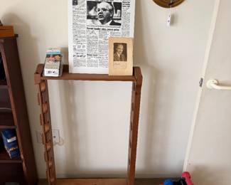 Vintage Wooden Gun Rack 