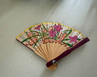 Vintage Japan Miniature Hand Fan