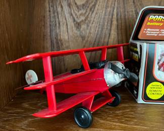 Vintage Red Baron Triplane 
