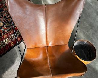 Vintage Leather Butterfly Chair