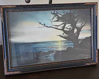 Genuine Oil Colored Photograph "The Witch Tree" by Yosemite Arts & Crafts