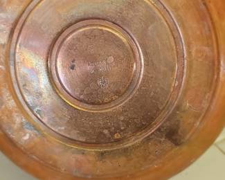 Vintage German Copper Tea Kettle with Bakelite Handle and "S" Maker's Mark