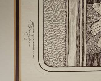 Terrance Flanigan "Opening Statement" Lithograph, 200/500