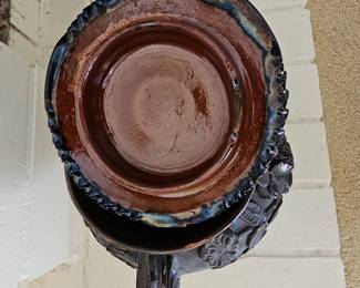 Vintage Ceramic Casserole Dish with Lid