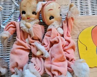 Vintage Composition Clown Dolls