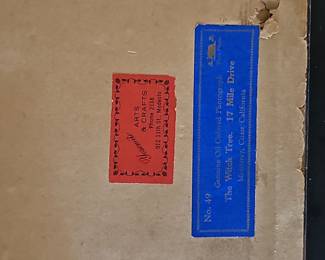 Genuine Oil Colored Photograph "The Witch Tree" by Yosemite Arts & Crafts