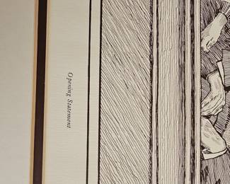 Terrance Flanigan "Opening Statement" Lithograph, 200/500
