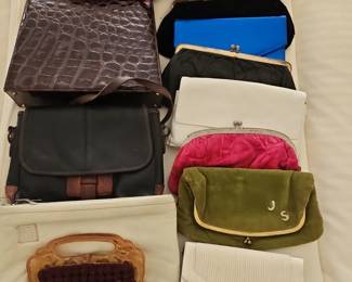 Assorted Vintage Handbags and Clutches