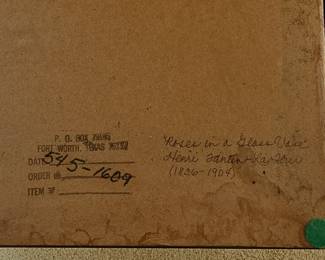 Henri Fantin-Latour "Roses in a Glass Vase" Print