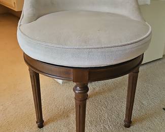 Vintage Swivel Vanity Stool