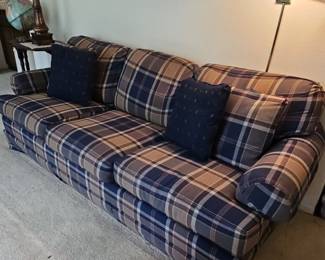 La-Z-Boy American Home Collection Plaid Sofa