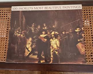 100 of the World's Most Beautiful Paintings Book - Featuring Rembrandt's 'The Night Watch'