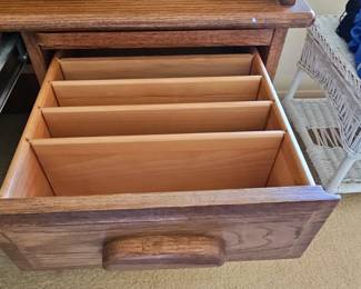 Oak Craft "S-Curve" Roll Top Desk