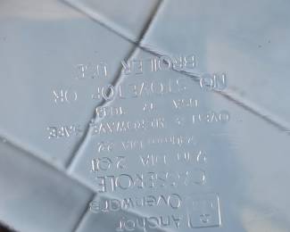 Anchor Hocking Ovenware Cobalt Blue Casserole Dish