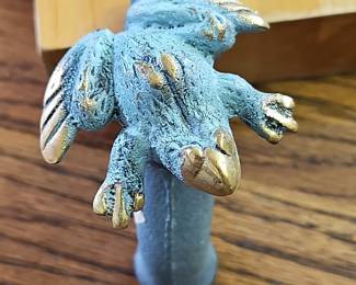 Vintage Frog Faucet Spout with "Guy" Markings and "Andersen's Nursery" Label