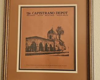 The Capistrano Depot Etching by Scott Fitzgerald