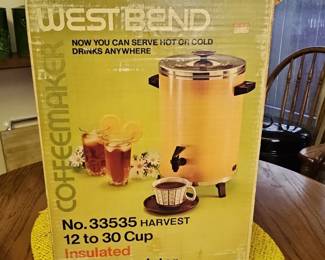 West Bend 12 to 30 Cup Insulated Party Percolator